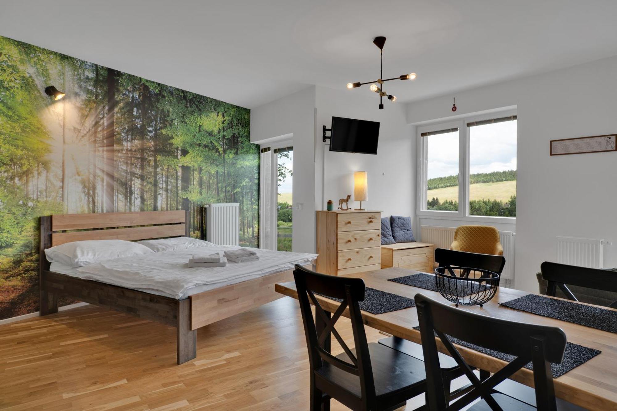 Meadows Apartments Klinovec Loučná pod Klínovcem Dış mekan fotoğraf